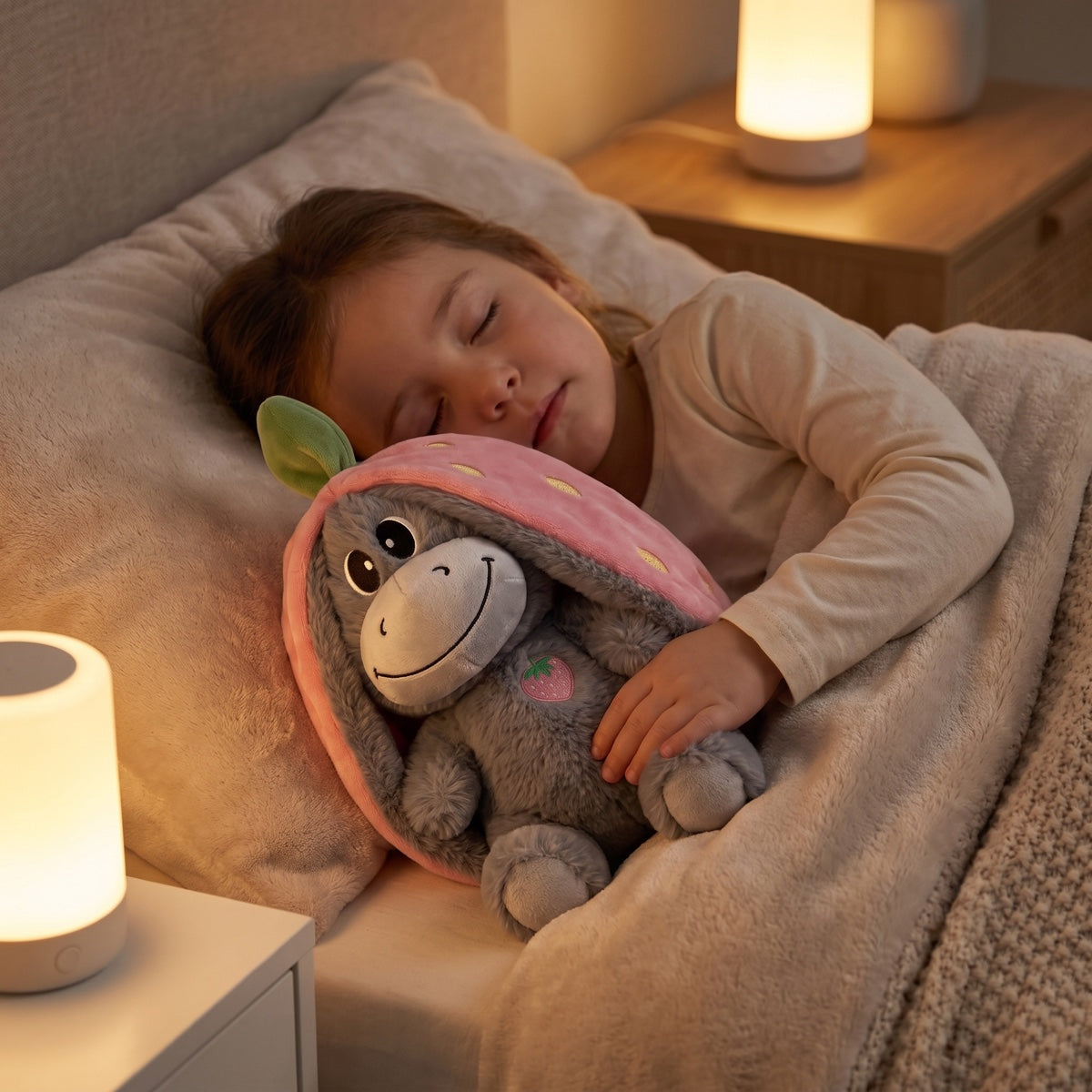Breathing Sleep Plush - Glowing Light & Soft Lullabies